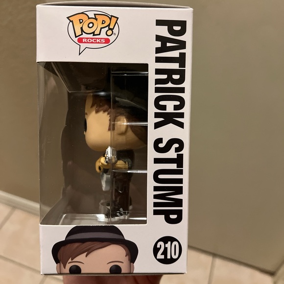 Funko Pop! Rocks Patrick Stump Vinyl Figure - Black and Brown - Picture 2 of 6